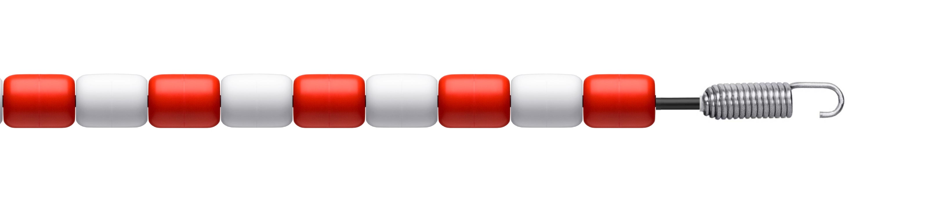 abgrenzungsleine, hostalen-kugeln dicht, spiralfeder