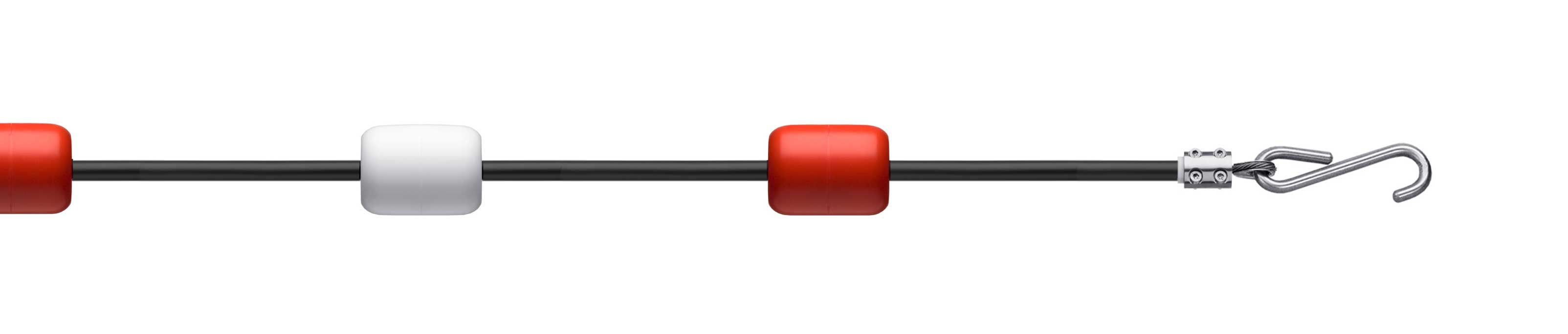 abgrenzungsleine, 6 kugeln pro meter, cns-haken