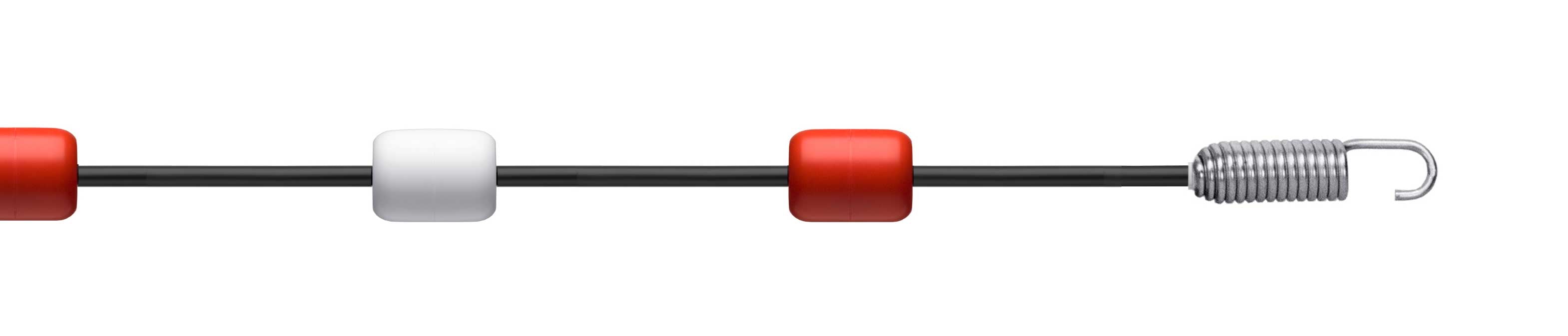 abgrenzungsleine, 6 kugeln pro meter, spiralfeder