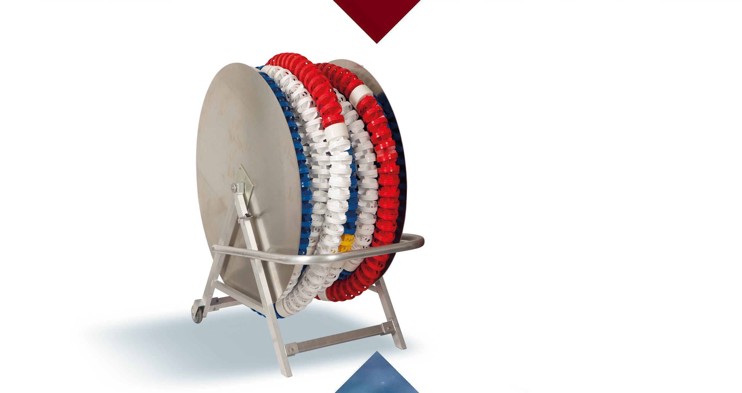 Schwimmleinenwagen, Haspelwagen klein, für Trennleinen und Wettkampfleinen