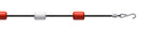abgrenzungsleine, 6 kugeln pro meter, cns-haken