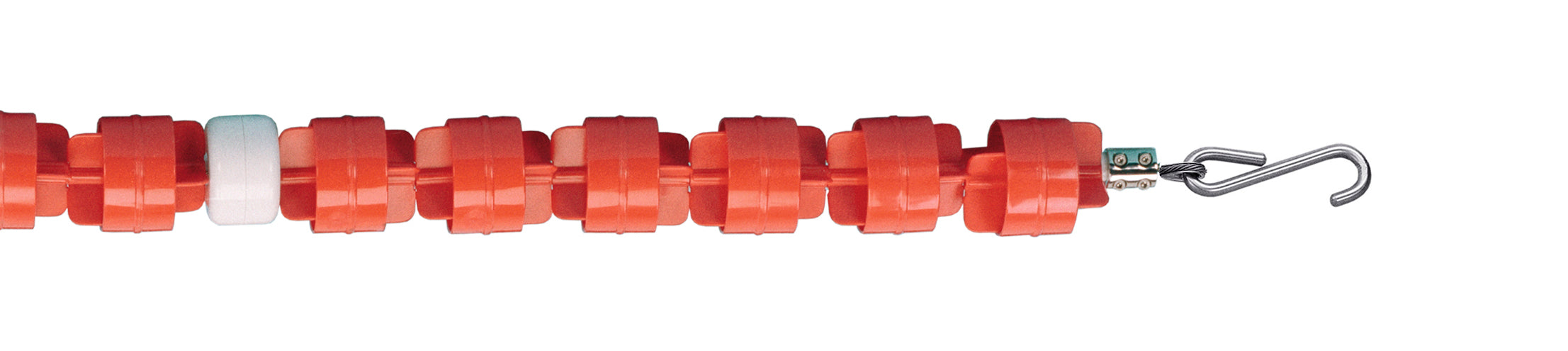 Miniwave Schwimmleine 25 Meter, Trennleine oder Wettkampfleine, CNS-Haken