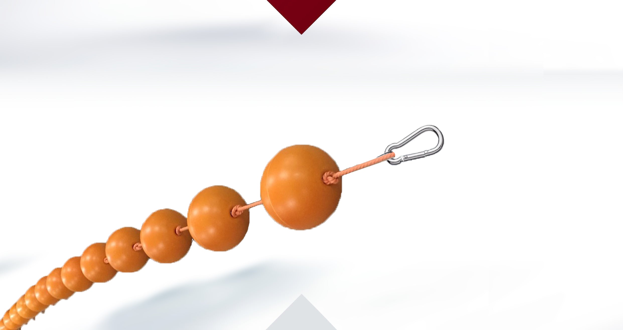 Trennleine für Seebäder, Boie, Kugeln 200/260mm